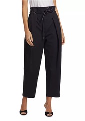 3.1 Phillip Lim Orgami Belted Straight-Leg Trousers