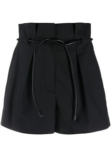 3.1 Phillip Lim paperbag-waist mini shorts