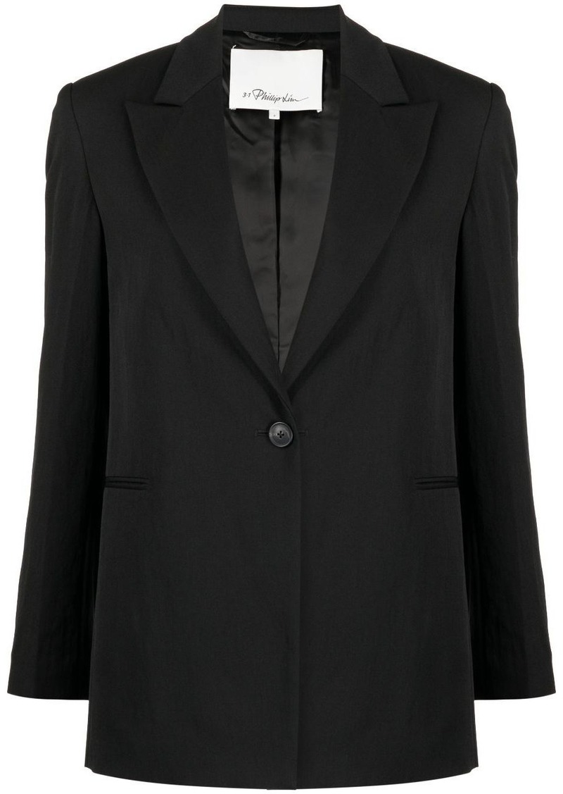 3.1 Phillip Lim peak-lapel single-breasted blazer