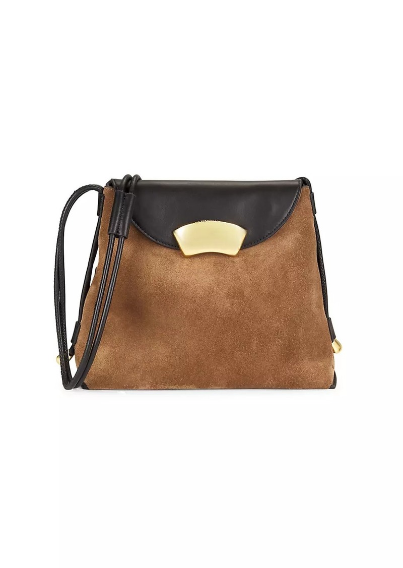 3.1 Phillip Lim Petite ID Suede & Leather Shoulder Bag