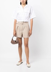 3.1 Phillip Lim pleat-detailing belted shorts