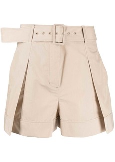 3.1 Phillip Lim pleat-detailing belted shorts