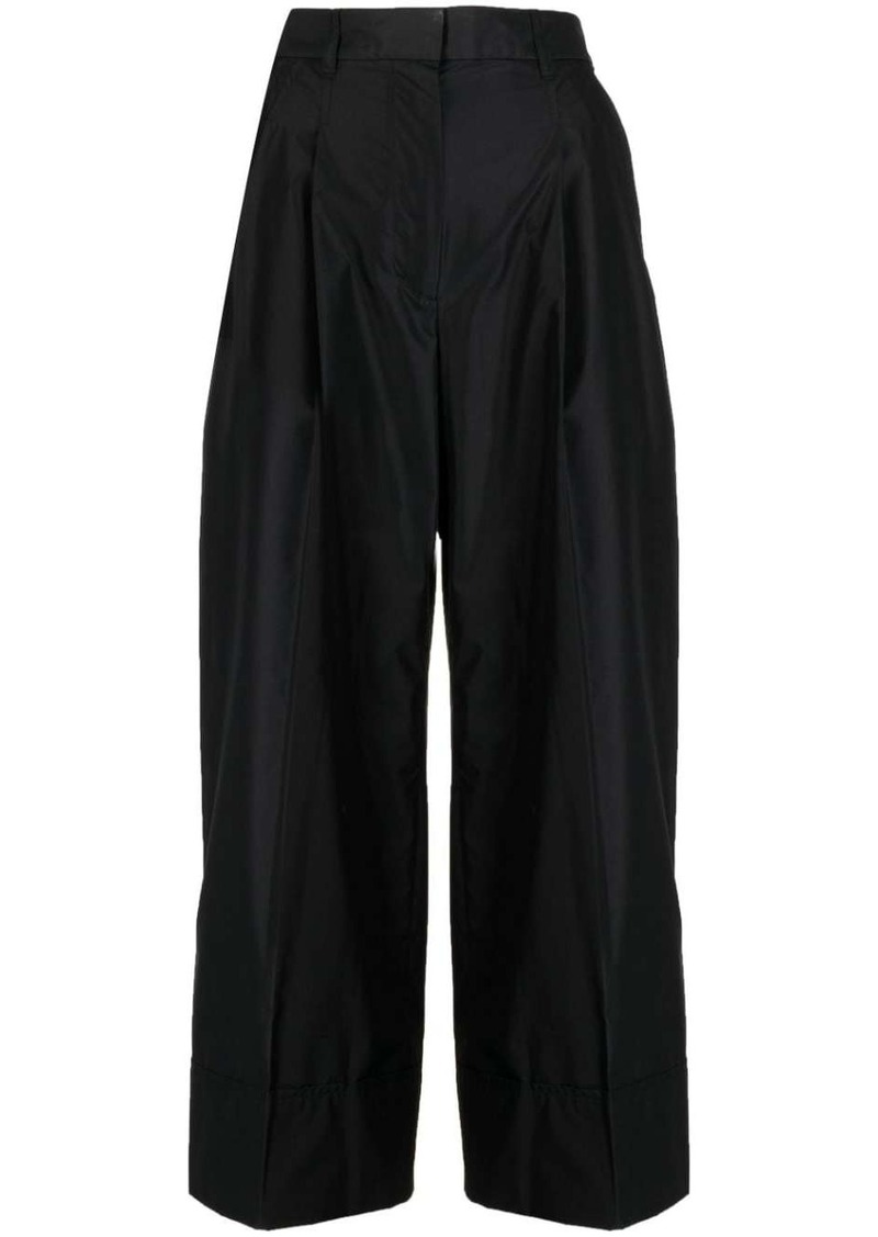 3.1 Phillip Lim pleat-detailing cropped trousers