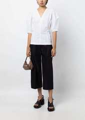 3.1 Phillip Lim pleat-detailing cropped trousers