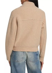 3.1 Phillip Lim Rib-Knit Alpaca-Blend Long-Sleeve Cardigan