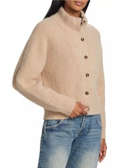 3.1 Phillip Lim Rib-Knit Alpaca-Blend Long-Sleeve Cardigan