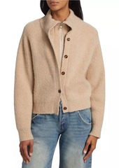 3.1 Phillip Lim Rib-Knit Alpaca-Blend Long-Sleeve Cardigan