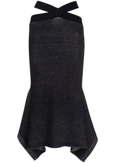 3.1 Phillip Lim ribbed-knit asymmetric skirt