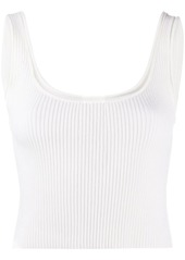 3.1 Phillip Lim cropped ribbed-knit tank top