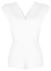 3.1 Phillip Lim Knife pleated crossover top