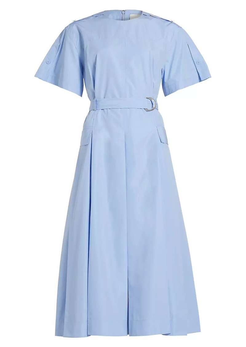 3.1 Phillip Lim SS Utility Pleated Midi-Dress