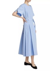 3.1 Phillip Lim SS Utility Pleated Midi-Dress