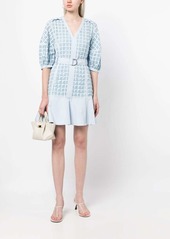 3.1 Phillip Lim Taffeta checked puff-sleeve dress