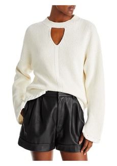 3.1 Phillip Lim Womens Oversized Cut Out Pullover Sweater