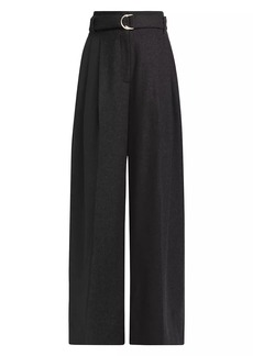 3.1 Phillip Lim Wool-Blend Pleated Belted Pants