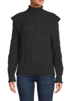 360 Cashmere Cable Knit Wool & Alpaca-Blend Sweater