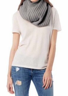 360 Cashmere Karen Scarf In Mid Heather Grey