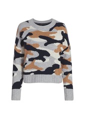 360 Cashmere Kris Camouflage Cashmere Sweater