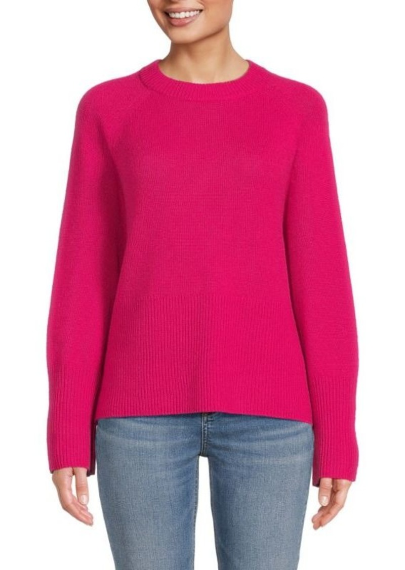 360 Cashmere Krystal Raglan Sleeve Cashmere Sweater