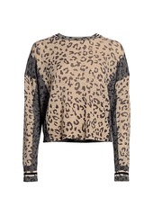 360 Cashmere Krystine Leopard Sweater