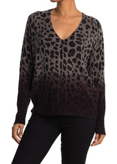 360 Cashmere Lou Leopard Print Sweater