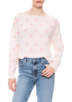 360 Cashmere Zane Sweater In Pink/white
