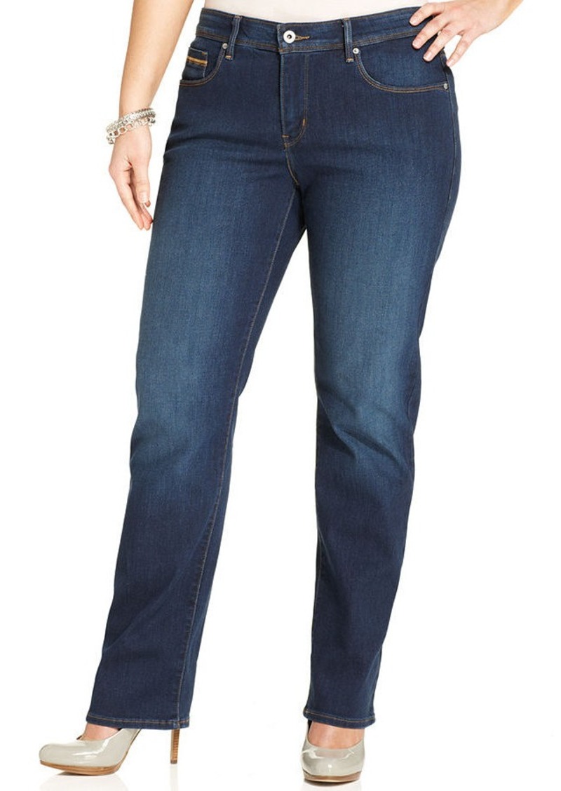 512 perfectly shaping straight jeans