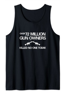 3sixteen 2nd Amendment. 72 million gun owners killed no one today. Tank Top