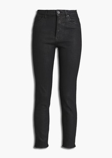 3x1 - Channel Seam coated high-rise skinny jeans - Black - 24