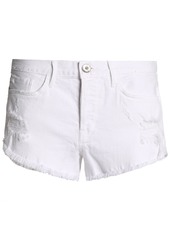3x1 Woman Distressed Denim Shorts White