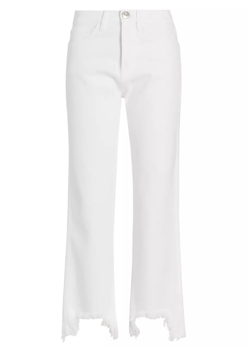 3x1 Austin Cropped Straight-Leg Jeans