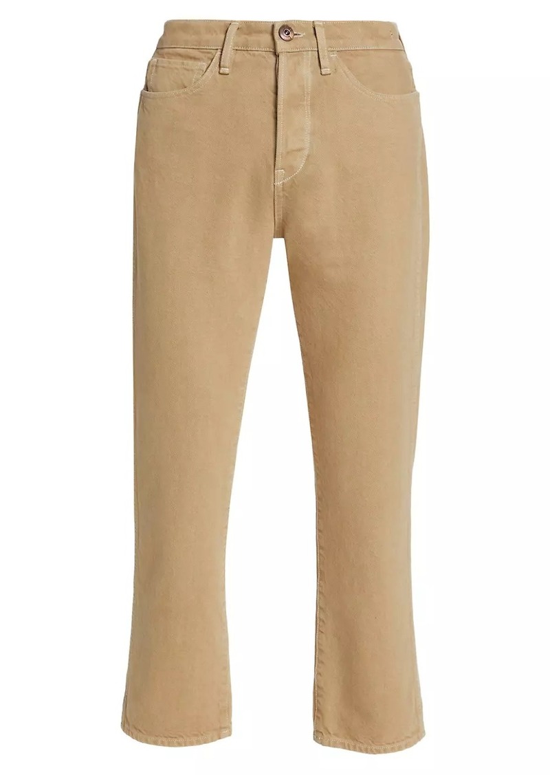 3x1 Austin High-Rise Cropped Straight-Leg Jeans