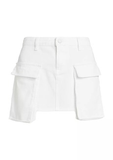 3x1 Celine Cotton-Blend Cargo Miniskirt