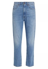 3x1 Claudia Mid-Rise Stretch Slim Cropped Jeans