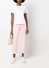 3x1 high-waisted cropped trousers