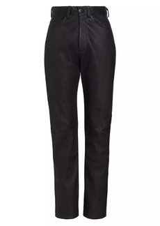 3x1 Maddie High-Rise Leather Pants
