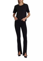 3x1 Maya High-Rise Straight-Leg Split Jeans