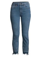 3x1 Shelter Low-Rise Straight-Leg Crop Jeans