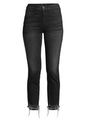 3x1 W3 Authentic Mid-Rise Slim-Fit Cropped Jeans