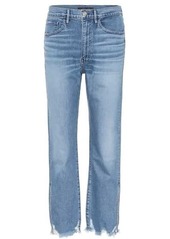 3x1 W4 cropped high-rise straight jeans