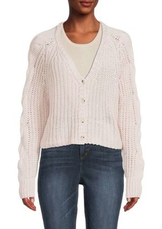 525 America Cable Knit Cardigan