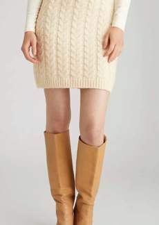 525 America Kali Cable Mini Skirt In Cream