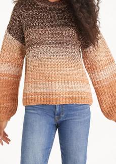 525 America Marled Pullover Sweater in Cocoa Multi