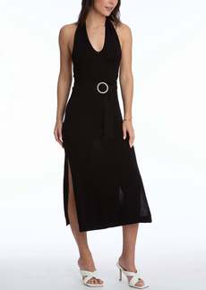 525 America Multiwear Halter Dress In Black