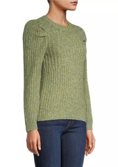 525 America Puff Sleeve Pointelle Sweater