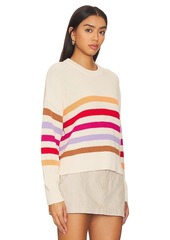 575 Denim 525 Ida Button Shoulder Rib Pullover Sweater