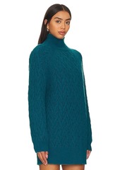 575 Denim 525 Natasha Cable Oversized Pullover Sweater