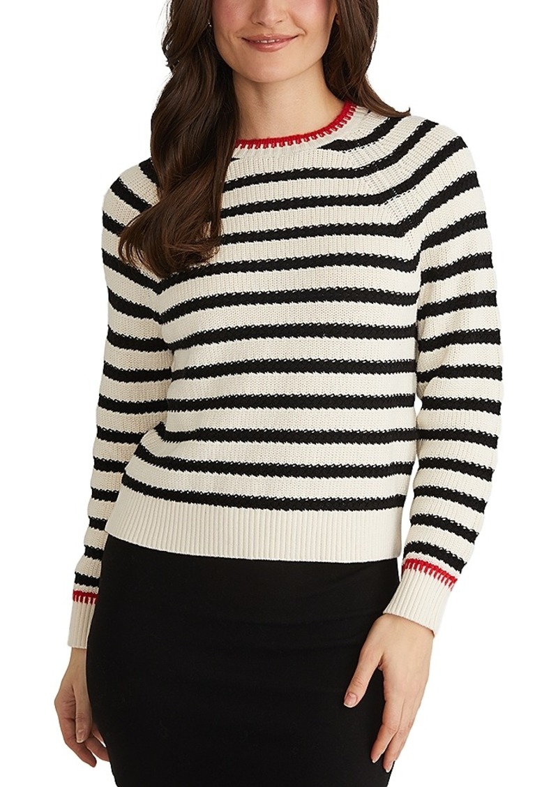 575 Denim 525 Striped Textured Sweater