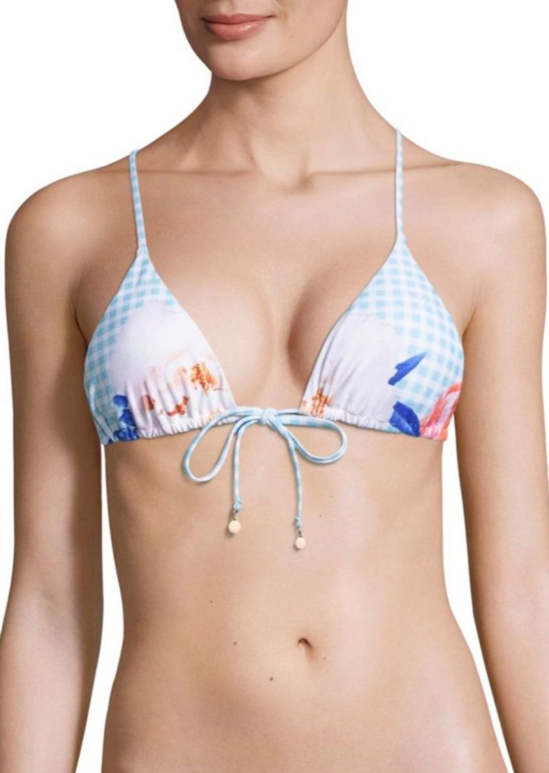 6 Shore Road Domingo Printed Bikini Top