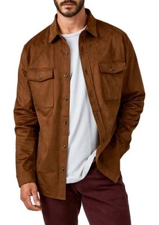 7 Diamonds Country Road Faux Suede Shirt Jacket